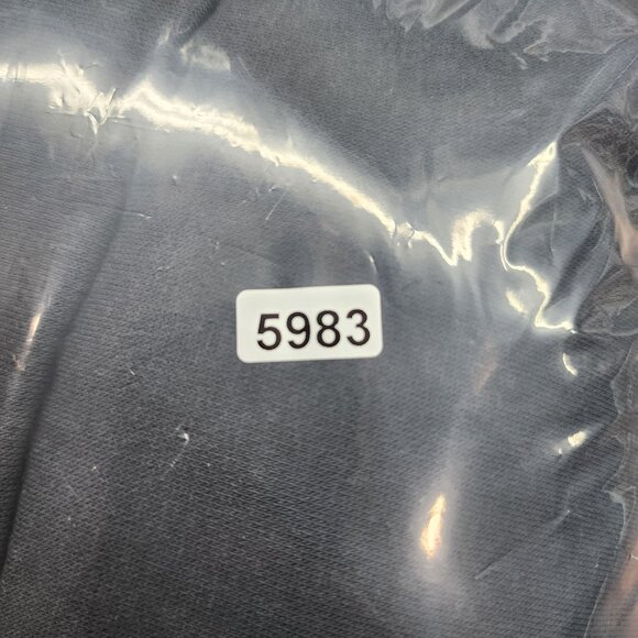 Mens Black Adidas Hoodie Sweatshirt Long Sleeves w/ White Stripes Size XL - Picture 10 of 10